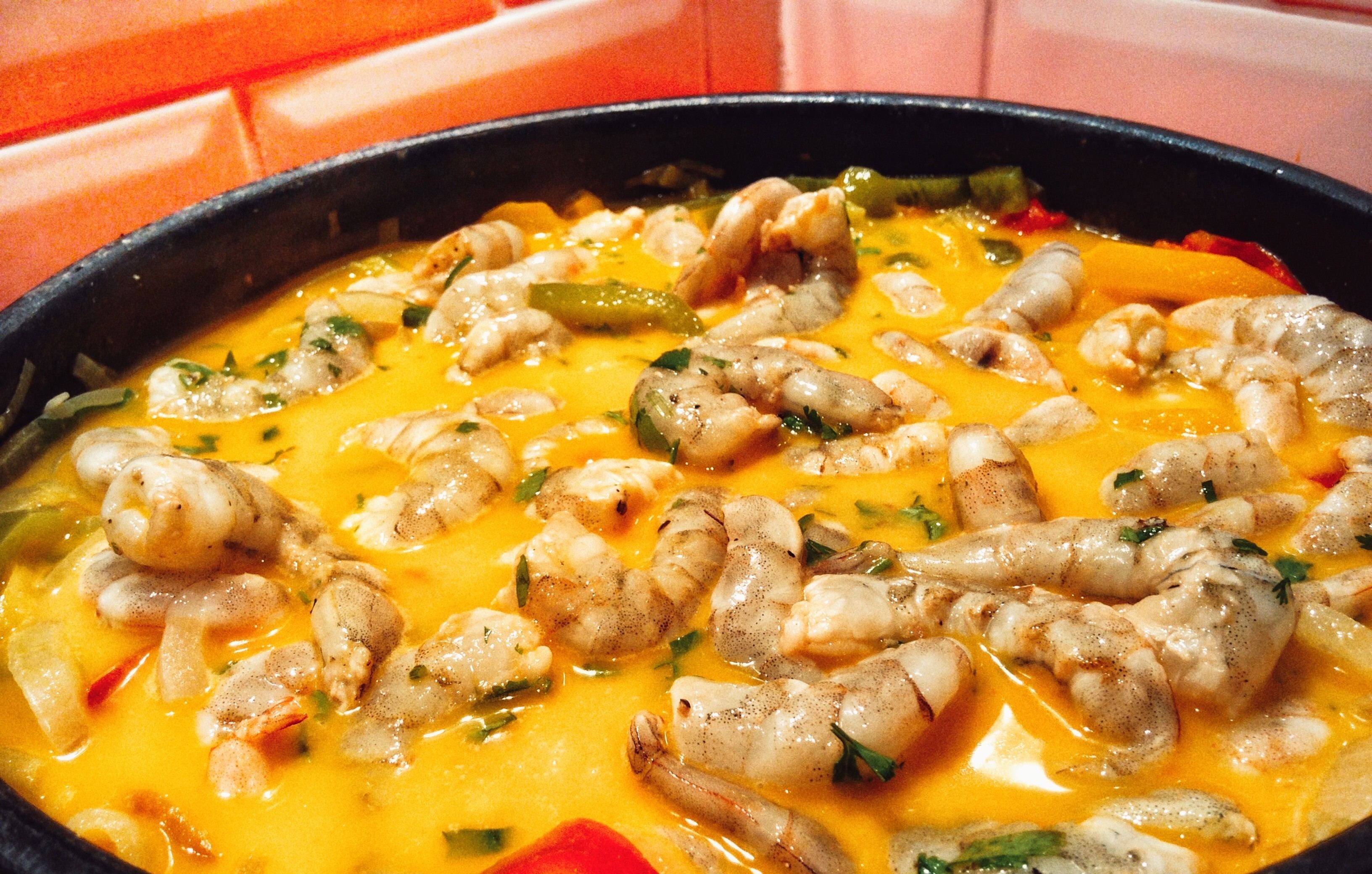 Muqueca de camarones