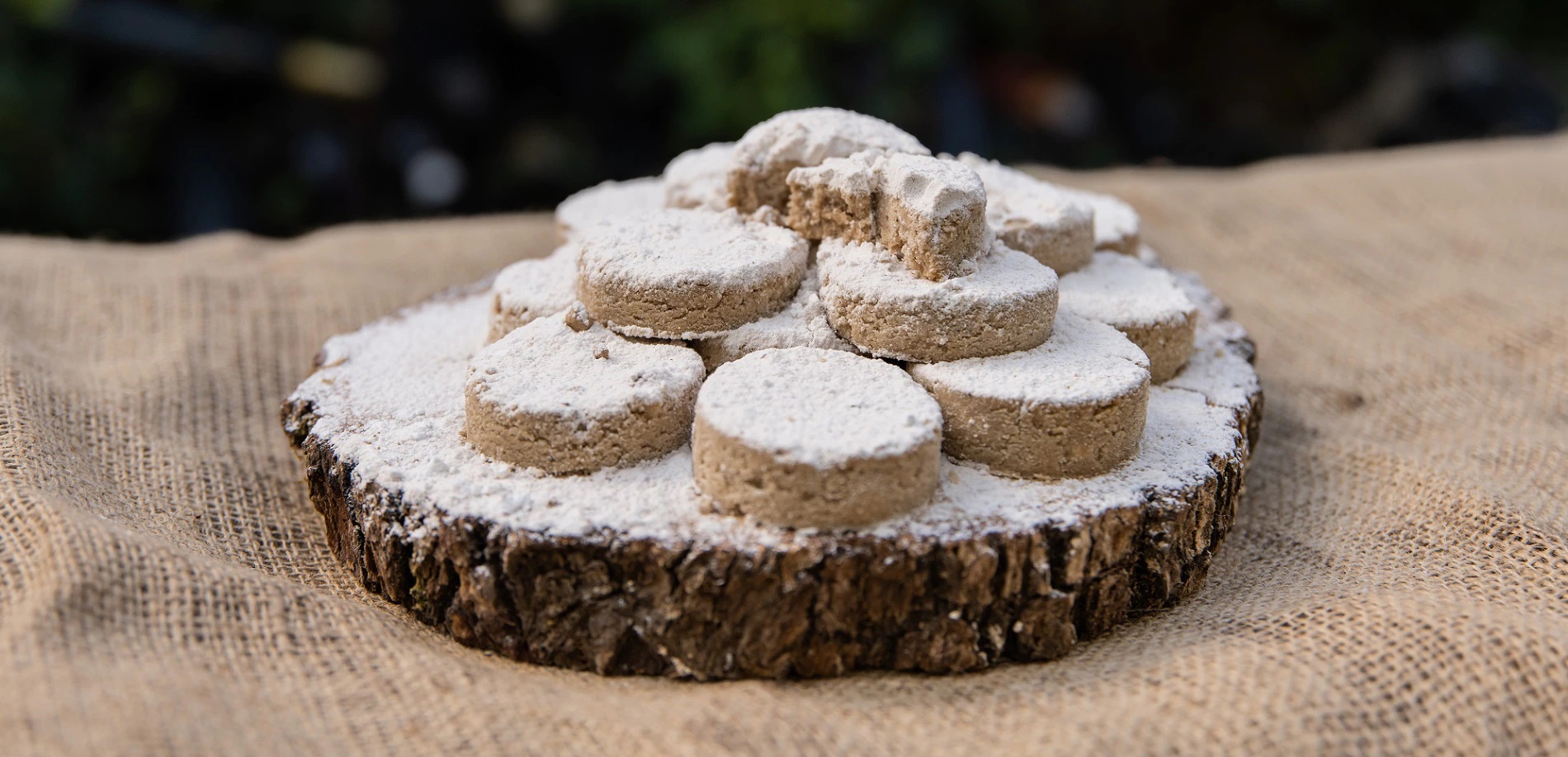 Polvorón de algarroba