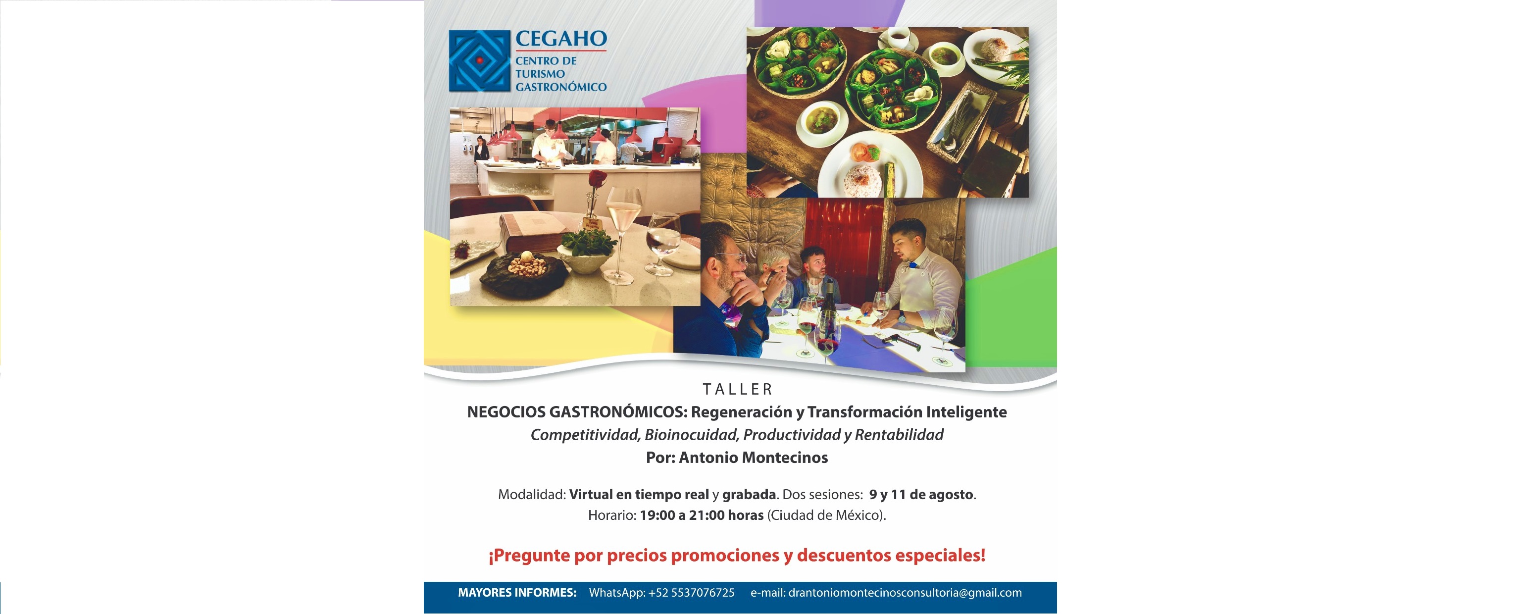 Taller Negocios Gastronómicos Regeneración y Transformación Inteligente