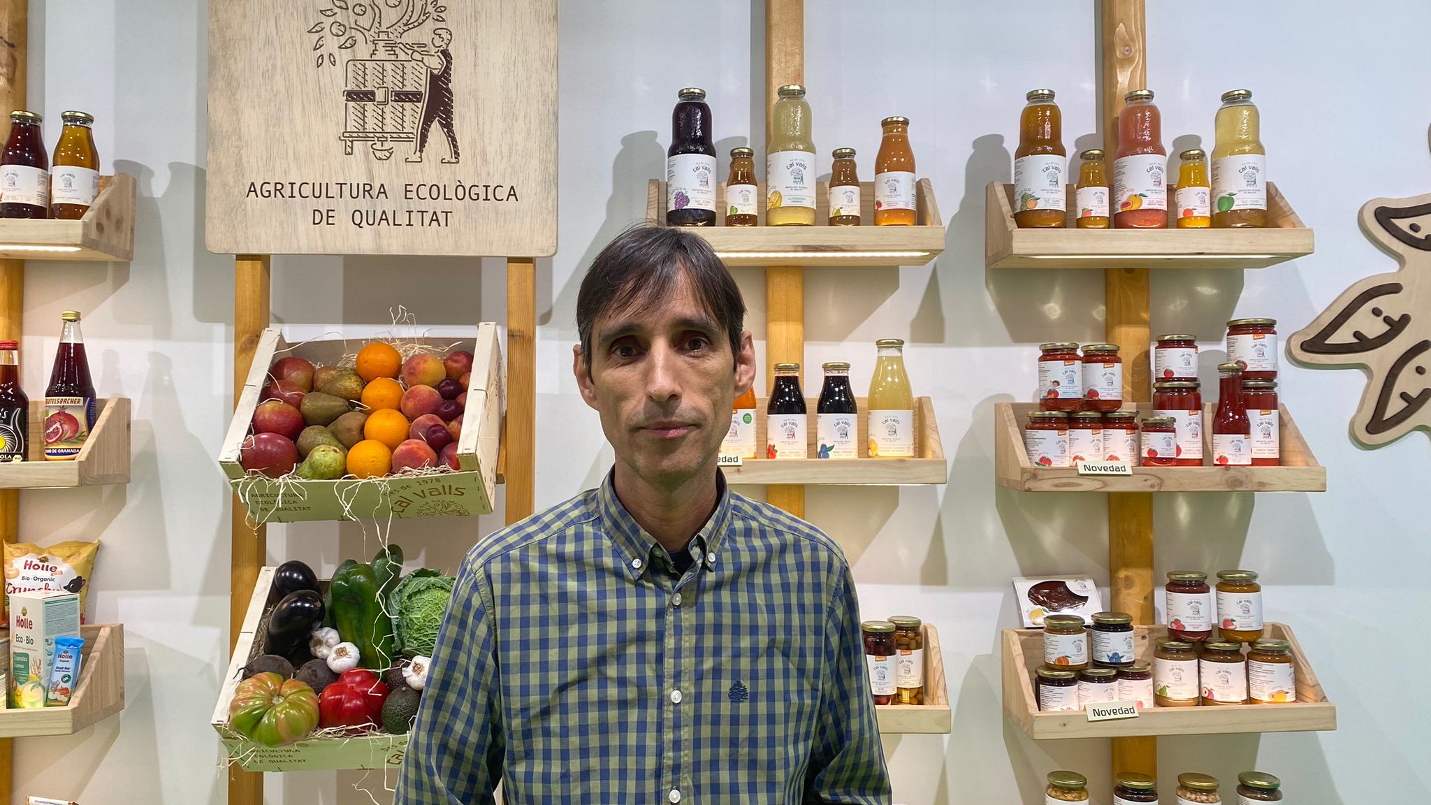 Rubén Valls, jefe de Cal Valls Eco