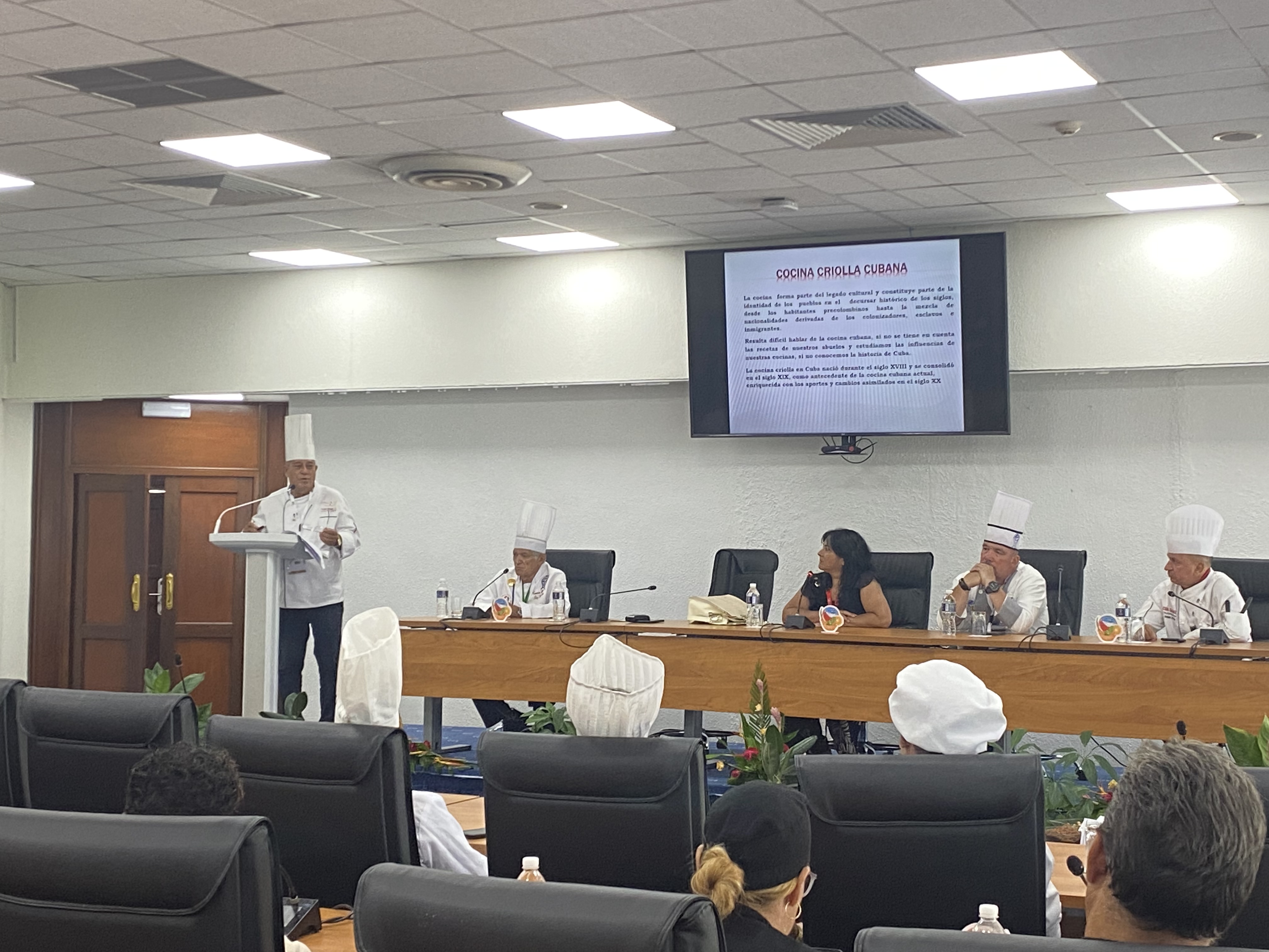 Eddy Fernández Monte, Presidentede al FederaciónCulinariade Cuba.