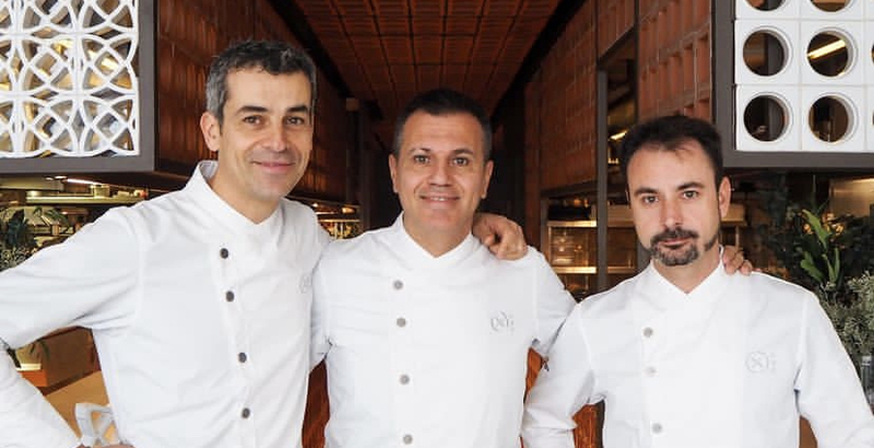 Oriol Castro, Mateu Casañas y Eduard Xatruch