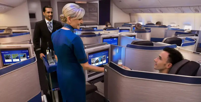 United Airlines y sus sorprendente carta de vinos