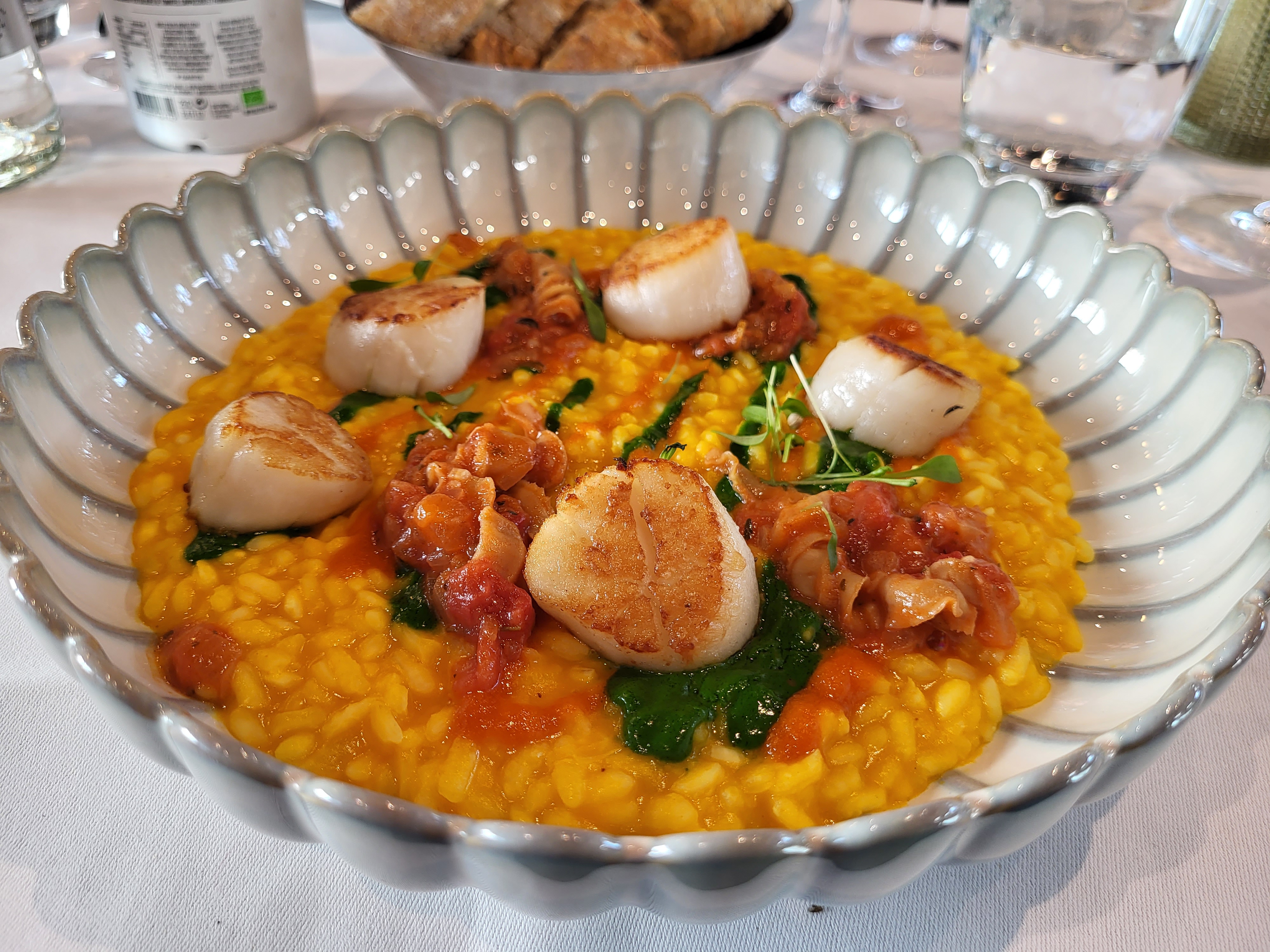 Muestra de platos de Brasserie Molitos.
