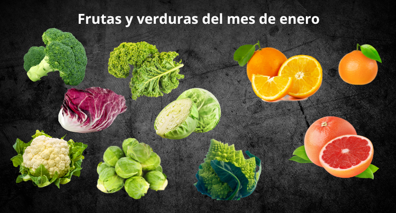 frutas y verduras del mes de enero