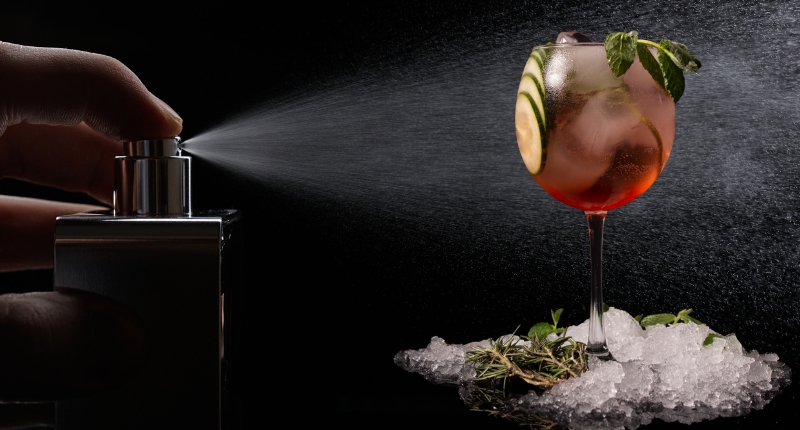 coctelería de perfume