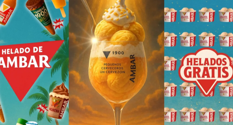 Ambar lanza un helado de cerveza para el verano