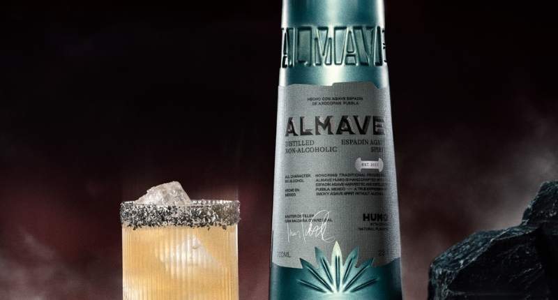 Almave Humo de Lewis Hamilton, mezcal sin alcohol