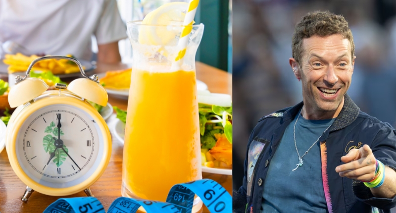 dieta omad seguida por el cantante de Coldplay Chris Martin