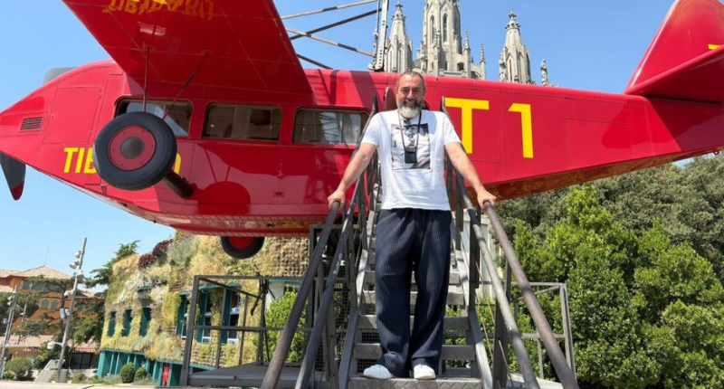 Rafa Zafra en el Tibidabo