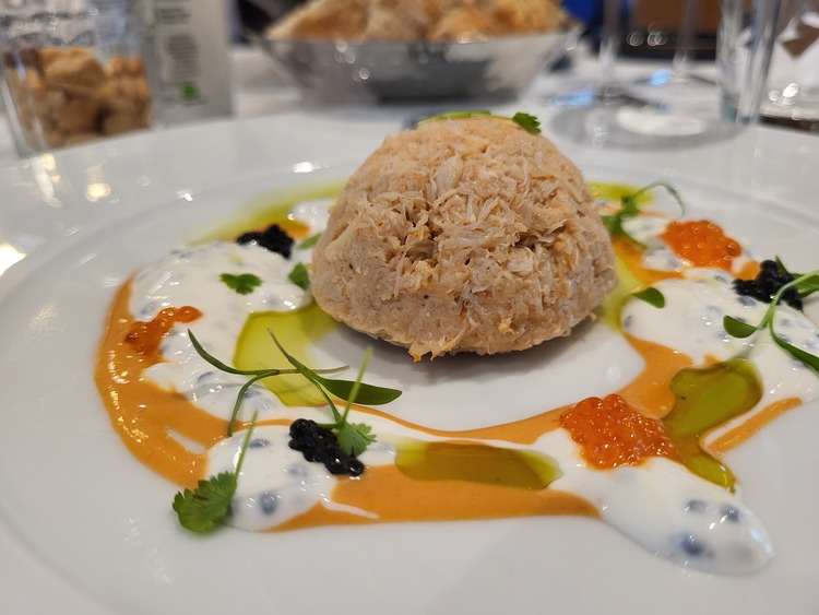 Muestra de platos de Brasserie Molitos.