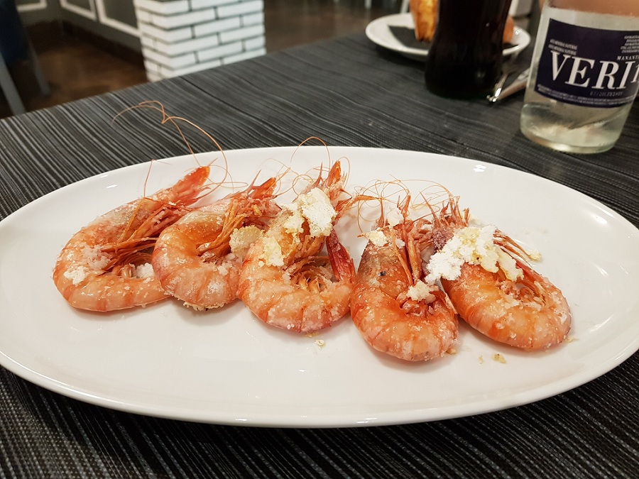 Restaurant Caravista-gambas-de-Palamos