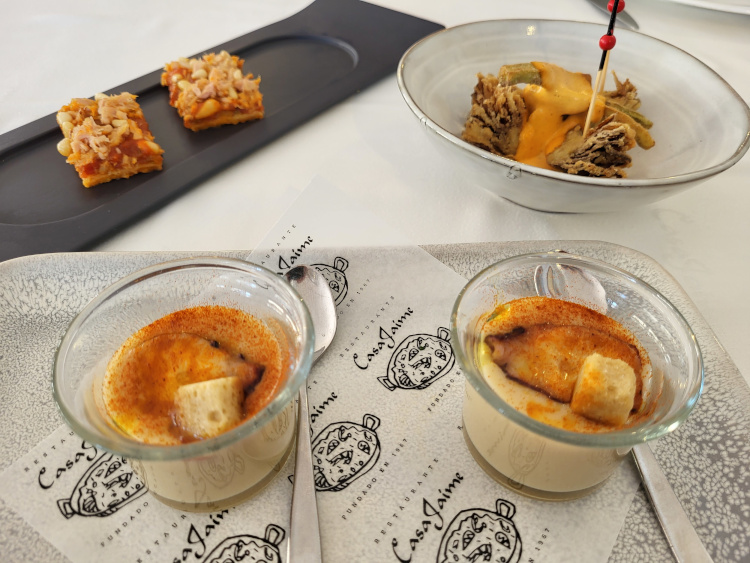 Platos marineros de Casa Jaime.