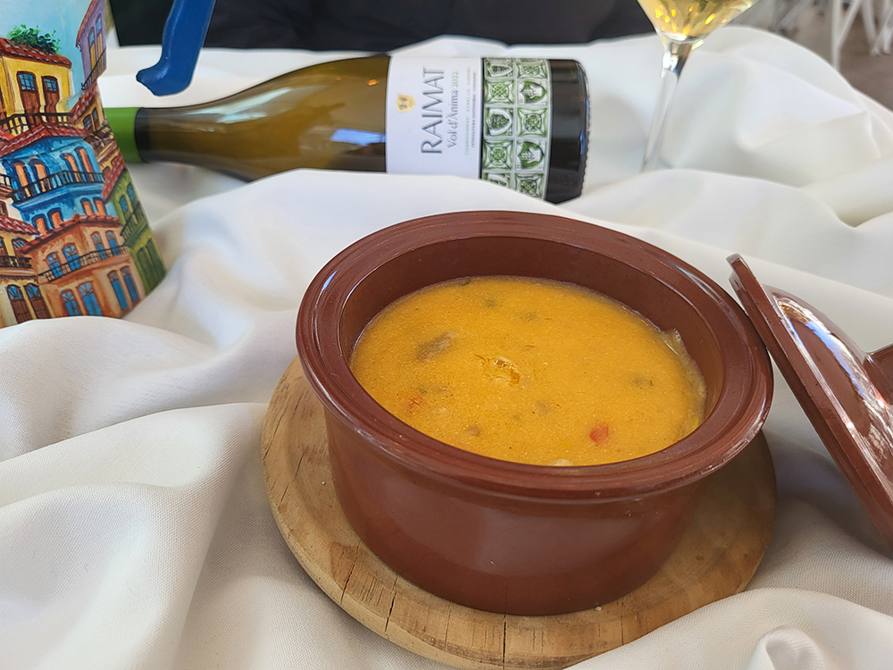 Gastronomía del restaurante de Salou.