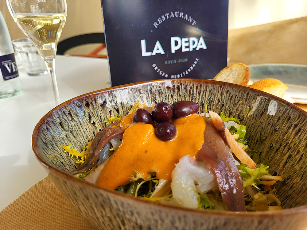 Platos de cocina de La Pepa.