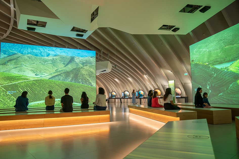 La Cité du Vin-Sala de exhibición