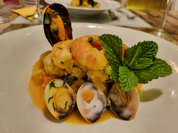   Muestra de platos del chef azoreño