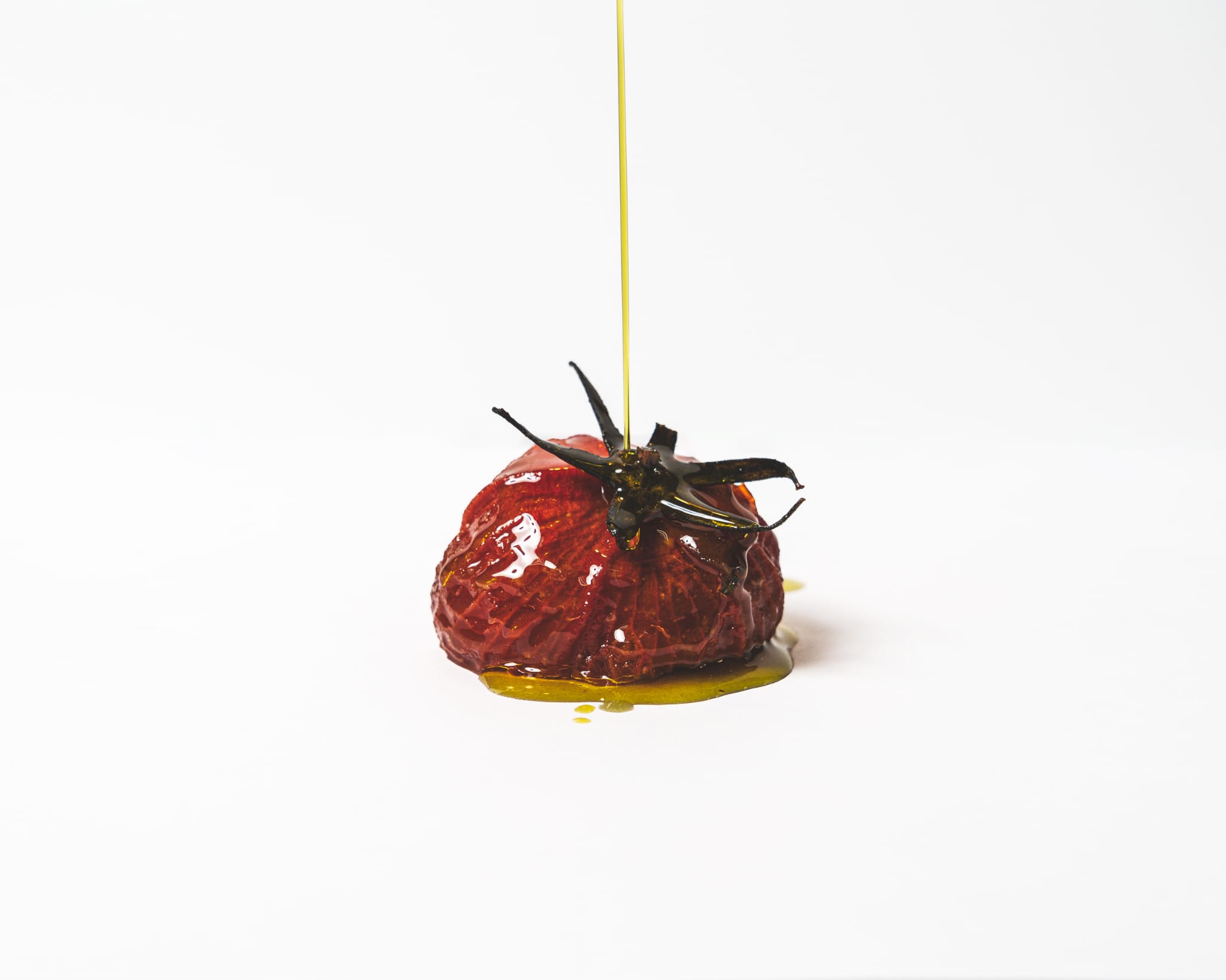 Tomate confitado con miso