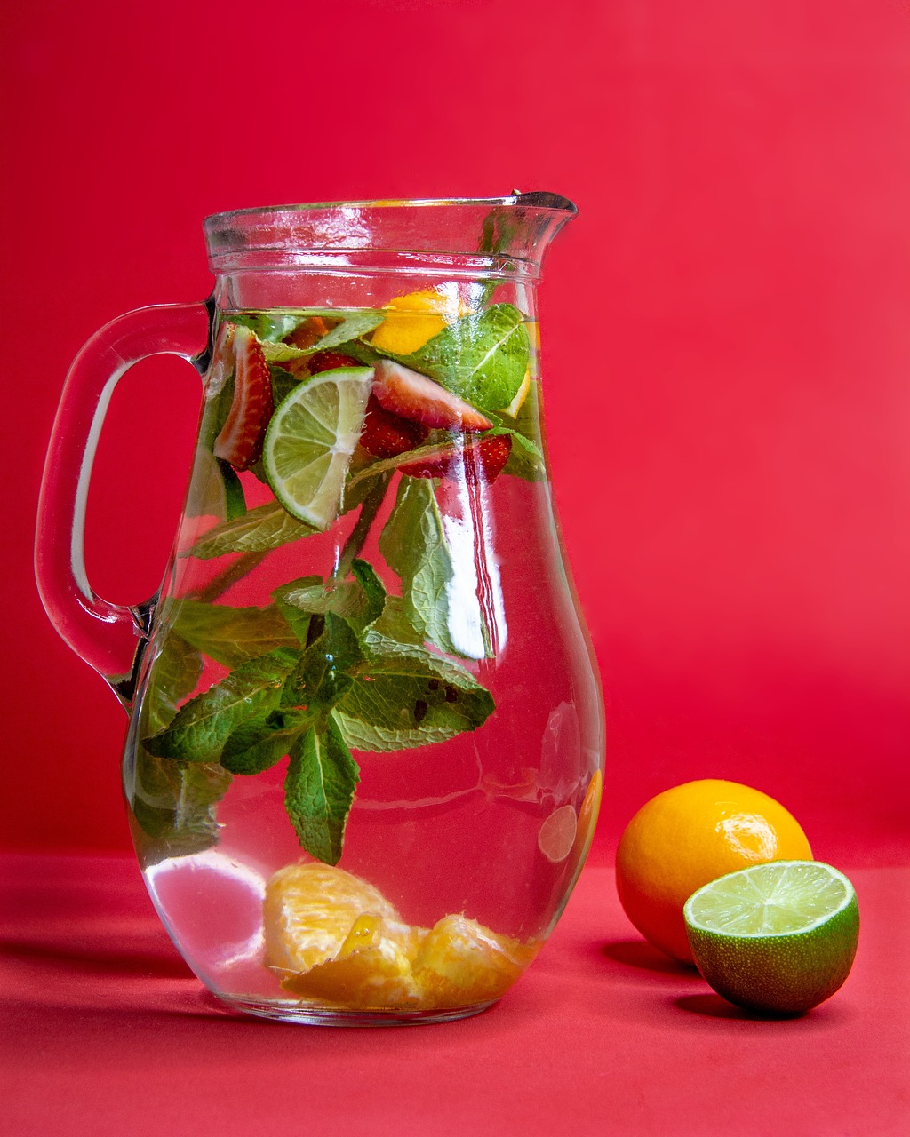 agua y frutas