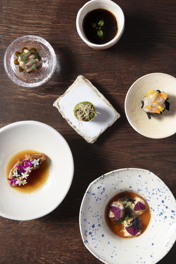 Bodegón de algunos platos del chef Rubén Hernández (foto cedida por el restaurante)