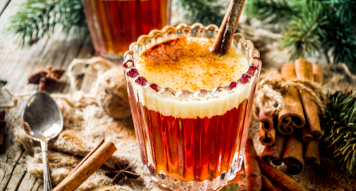 Hot buttered rum