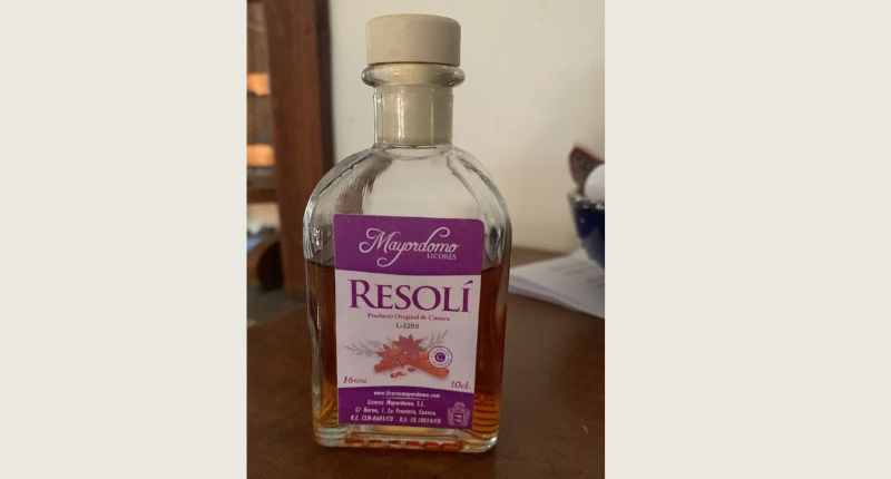 Resolí de Cuenca con azafrán