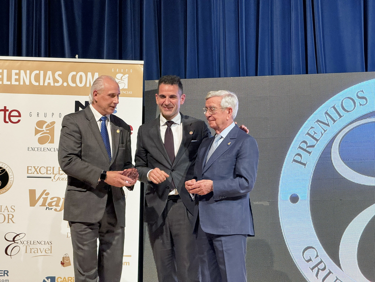 Abel Valverde en la entrega de Premios Excelencias 2023. (Foto: Rafael Ansón)