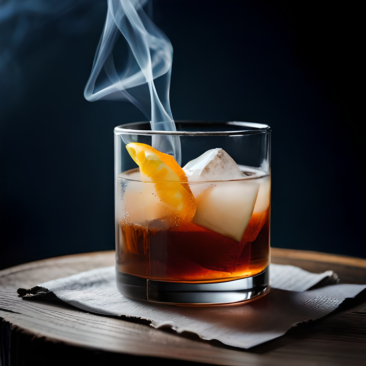 vaso-whisky-hielo-humo-freepik