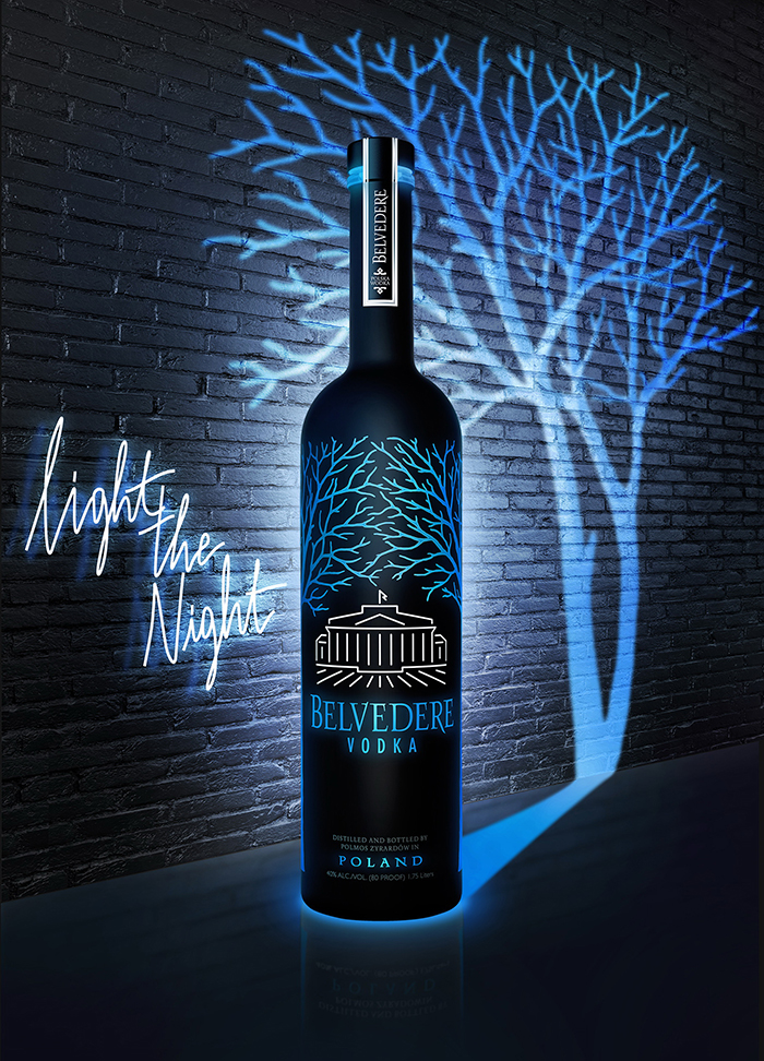 Belvedere Vodka presenta la nueva botella luminosa