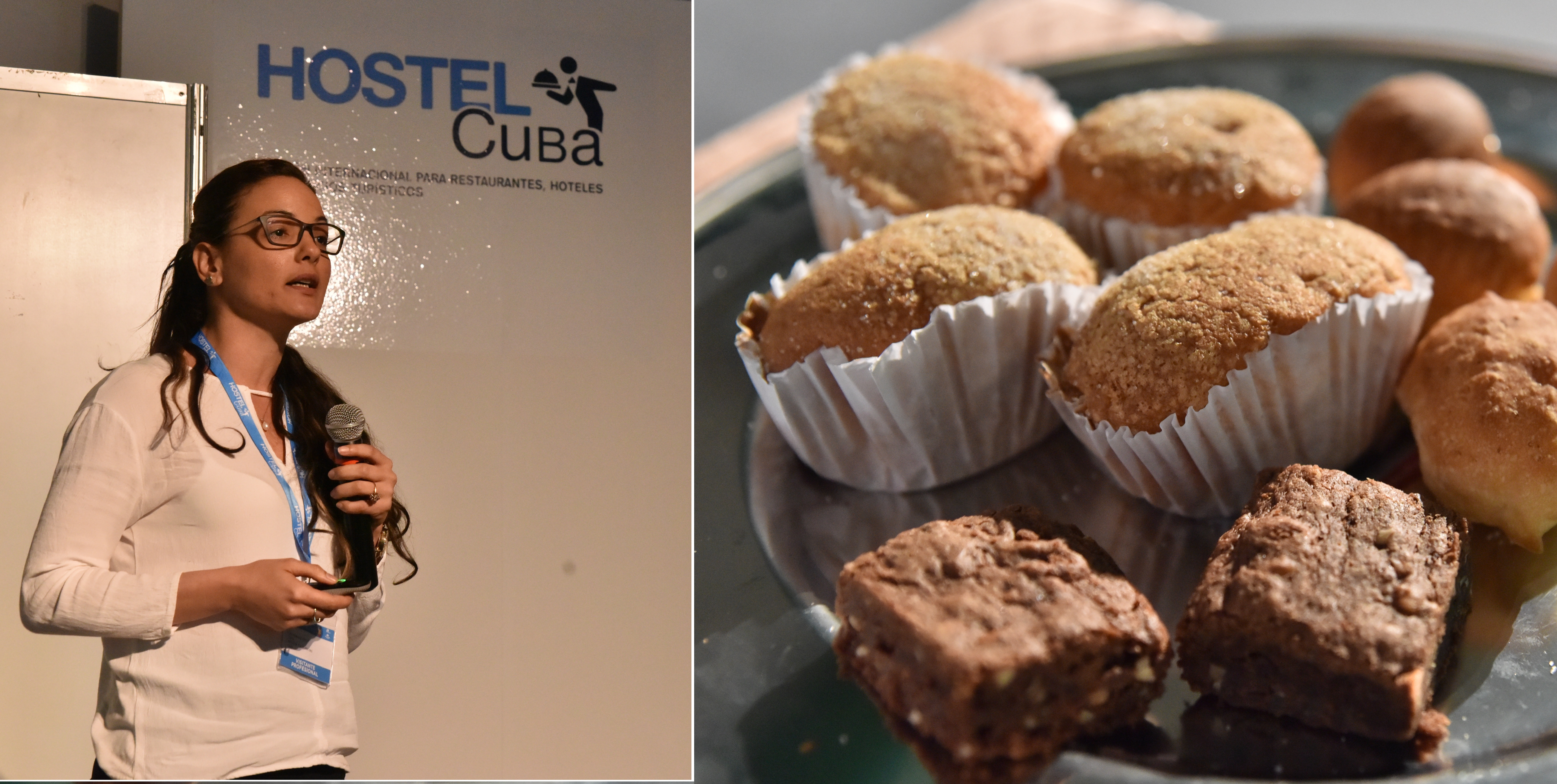 Productos horneados para celíacos en HostelCuba 2017