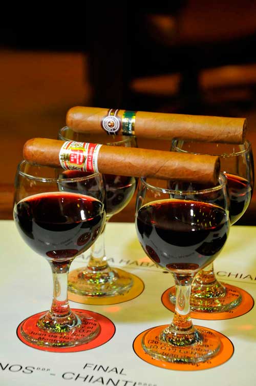 Habanos y vinos Chianti: la alianza de dos reyes