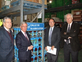 La Real Academia de Gastronomía apadrina una “calle” en el Banco de Alimentos de Madrid 