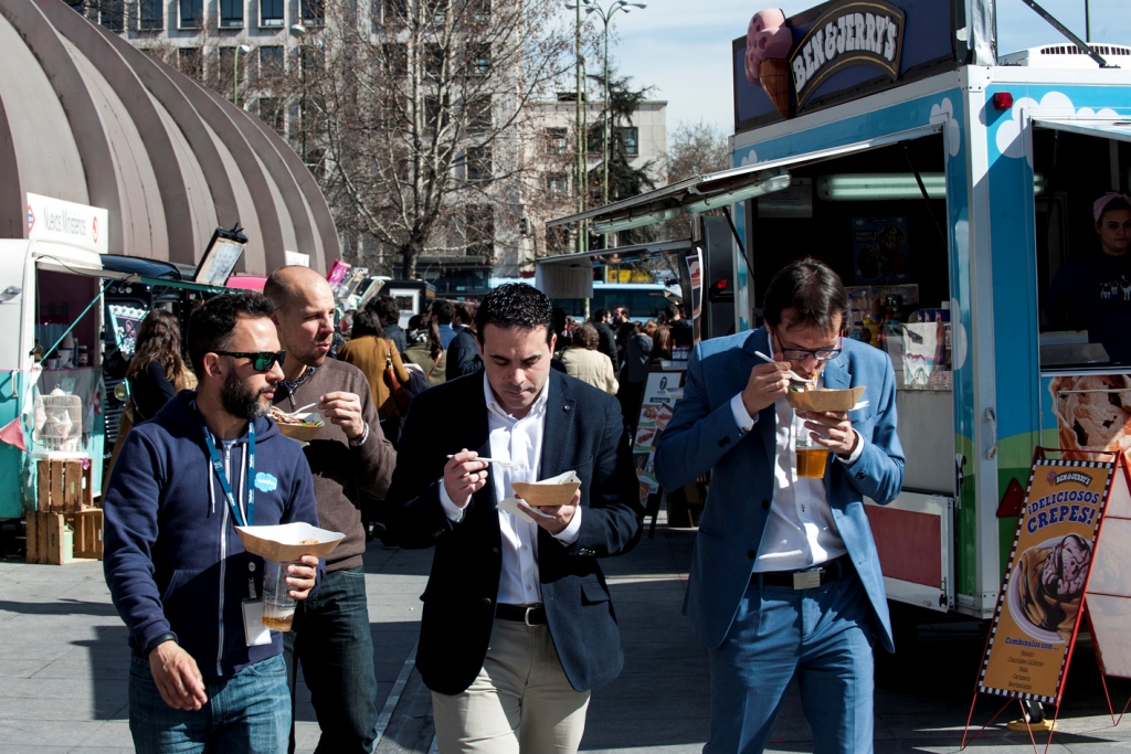 La gastronomía sobre ruedas regresa al Paseo de la Castellana. 