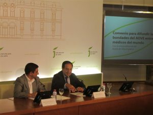 Diputación se alía con la Interprofesional del Aceite para difundir las bondades del AOVE entre médicos del mundo