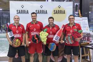 Vino y deporte se unen en la inauguración del Trofeo Señorío de Sarría del Circuito Navarro de Pádel