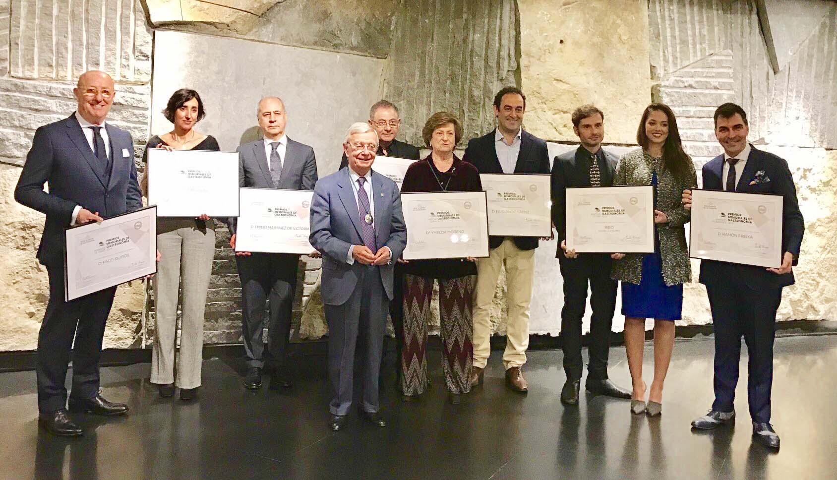 Otorgan Premios Memoriales de Gastronomía 2015