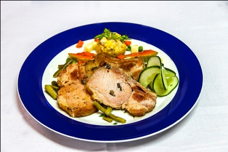 Recetas de la cocina regional santiaguera: Lomo ahumado  con Jengibre 