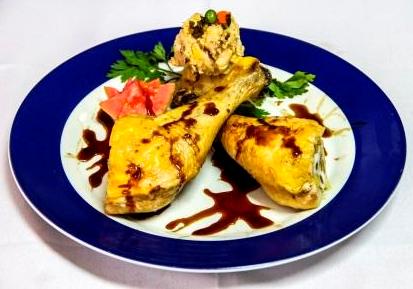 Recetas de la cocina regional santiaguera: Pollo asado con salsa y chocolate 