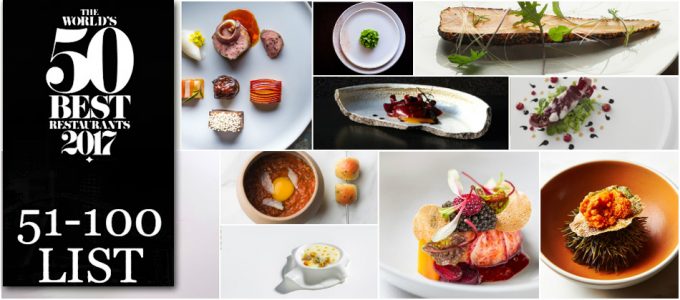 Lista de los 51-100 Mejores Restaurantes del Mundo 2017