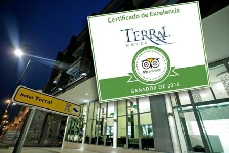 Hotel Terral recibe certificado de Excelencia de Tripadvisor