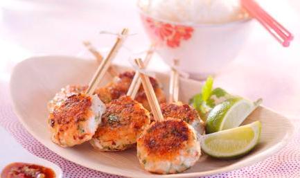 Piruletas tailandesas de Bacalao y Salmón Noruegos Frescos