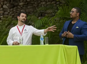 Seminario Gastronomico Internacional Excelencias Gourmet-Frank-Lola-Nacho-Chicharro