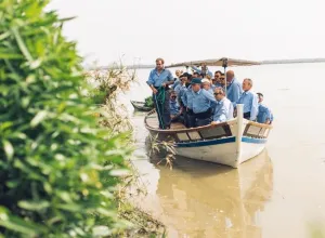 cocineros con Estrella Michelin se embarcan en la sega del arroz