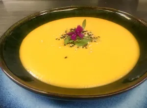 Receta de Crema de Calabaza Cacahuete 