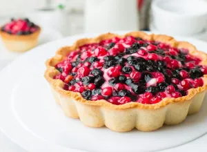 Receta de postre fácil: pay de frutos rojos