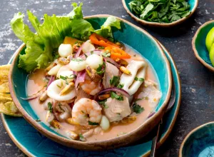 gastronomía peruana ceviche