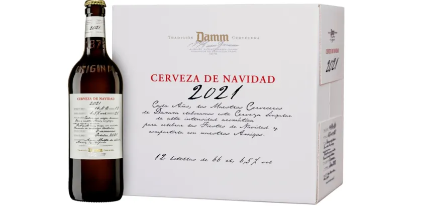 Cerveza de Navidad de Damm-2021