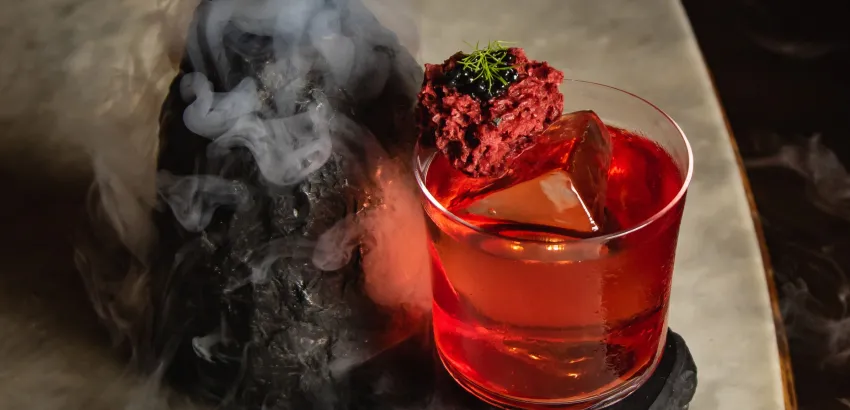 Paradiso menú Universo Vulcano Negroni