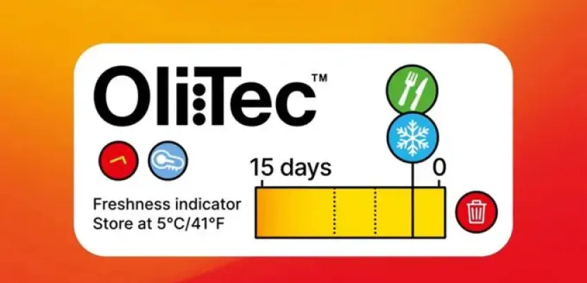 etiqueta alimentaria de Oli-Tec