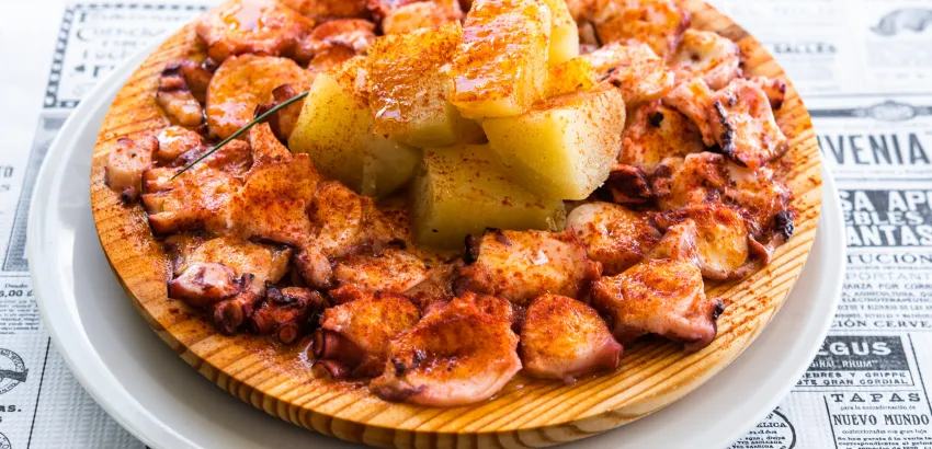 Plato de pulpo